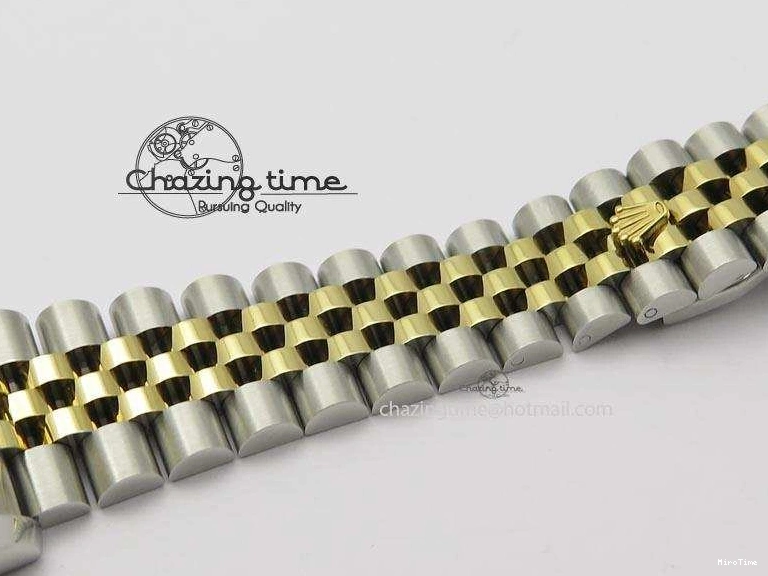 MiroTime 1219 HighPerformance DateJust 116234 BP Best Edition SS YG Gold Dial Diamond Markers On SS Bracelet A2824 V 3940